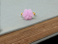 Succulent Ring in Purple Sparkle
